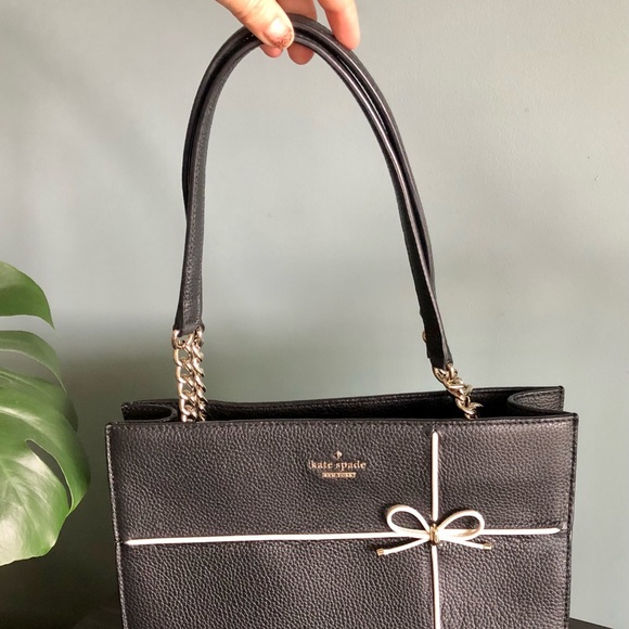 Kate Spade Bag- black & ivory - Picture 3 of 10